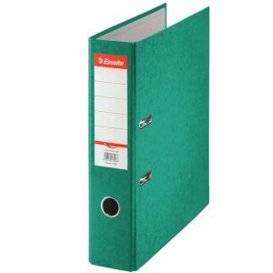 biblioraft a4 marmorat color 75 cm esselte rainbow verde 9627