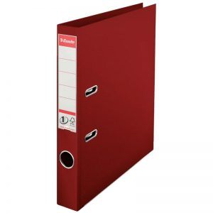 biblioraft a4 plastifiat 5 cm esselte standard bordeaux 9642