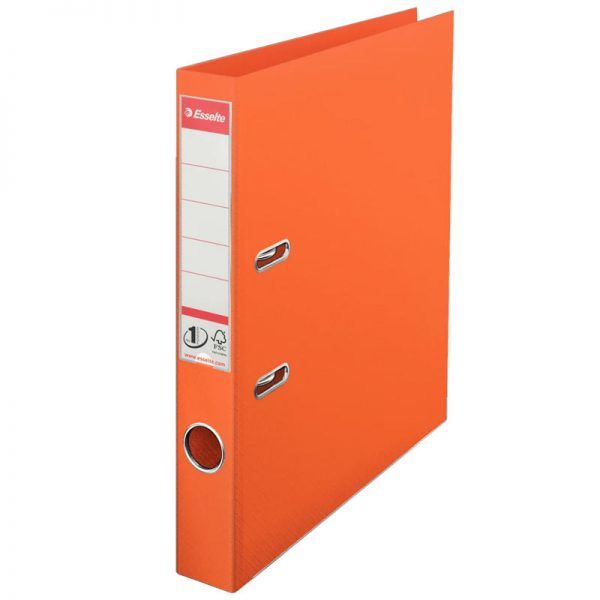 biblioraft a4 plastifiat 5 cm esselte standard orange 9650