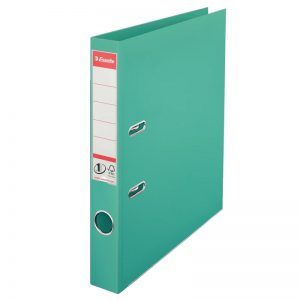biblioraft a4 plastifiat 5 cm esselte standard turquoise 9653