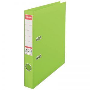 biblioraft a4 plastifiat 5 cm esselte standard vivida verde 9662