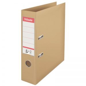 biblioraft a4 plastifiat 75 cm esselte standard crem nisip 9678