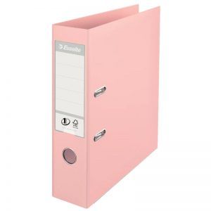biblioraft a4 plastifiat 75 cm esselte standard culoarea piersicii 9680