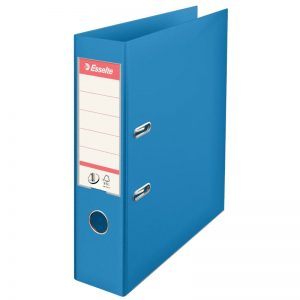 biblioraft a4 plastifiat 75 cm esselte standard vivida albastru 9693