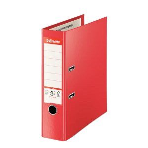 biblioraft a4 plastifiat 8 cm esselte jumbo plus vivida rosu 9703