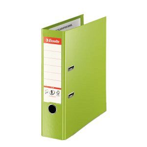 biblioraft a4 plastifiat 8 cm esselte jumbo plus vivida verde 9704