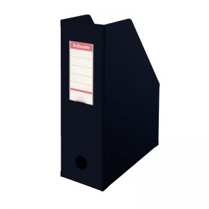 suport vertical din carton plastifiat esselte 10 cm negru 9929