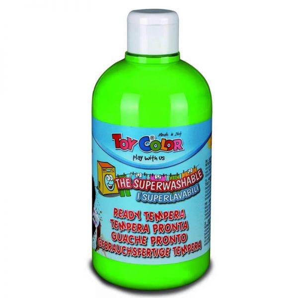Tempera superlavabila Toy Color, 500 ml, verde deschis