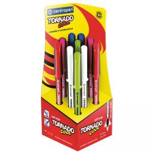 rollerball 3 mm centropen tornado cool 4775 corp color 10 bucdisplay 8507