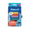 PLASTILINA CREAPLAST SET 10 + TAVITA KREATIVFABRIK PELIKAN
